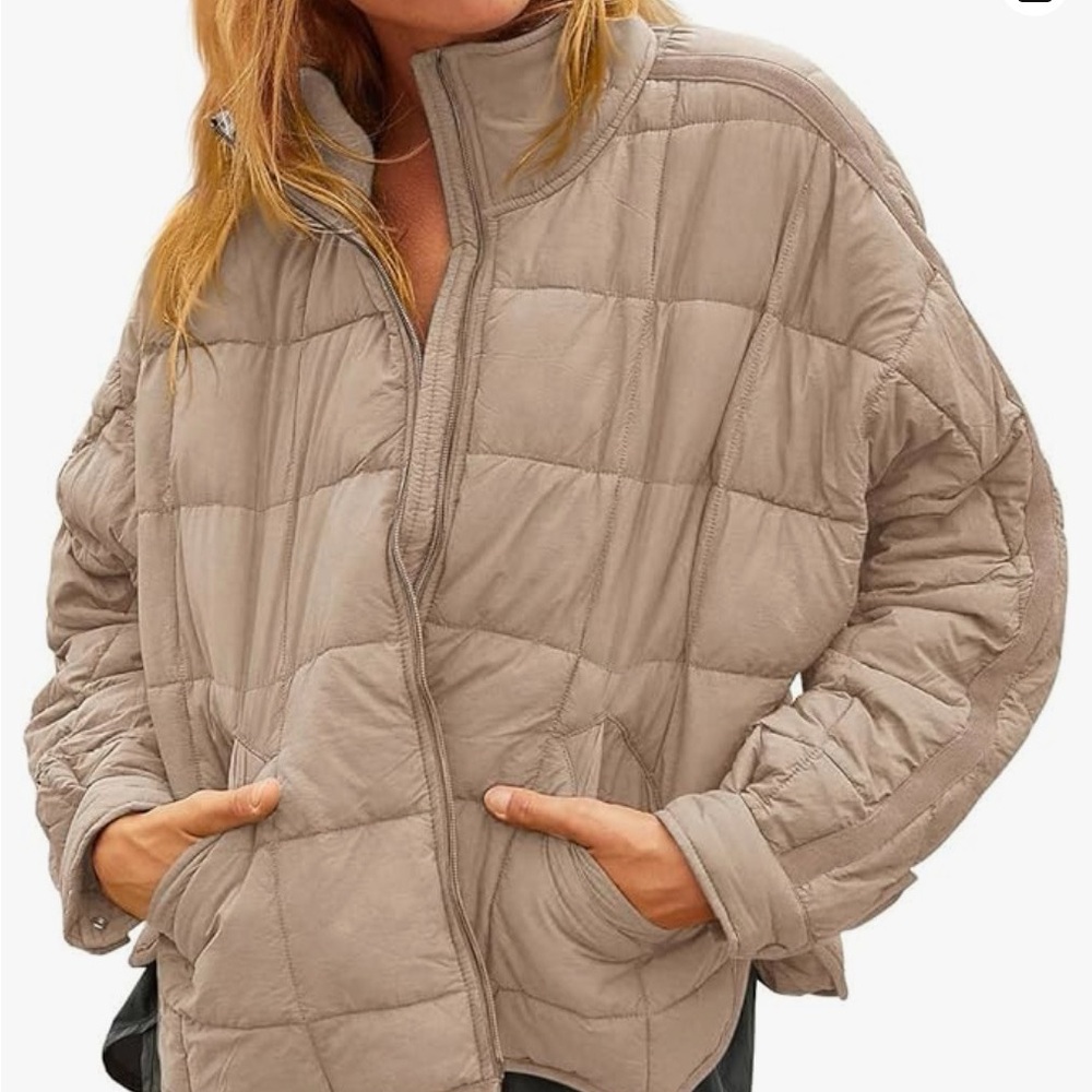 Knockoff Free People Pippa Jacket, size Small, dark khaki